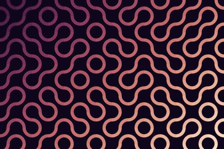 Truchet tiles forming continuous curves